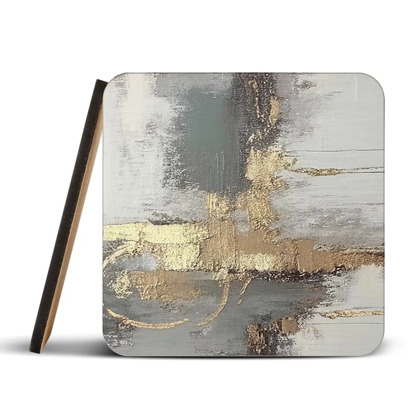 Luxurious Coaster Set Rainbow Soul Tree Coaster Set | Rainbow Soul Tree Art Coasters wall art product Muzi pear studio / Shutterstock