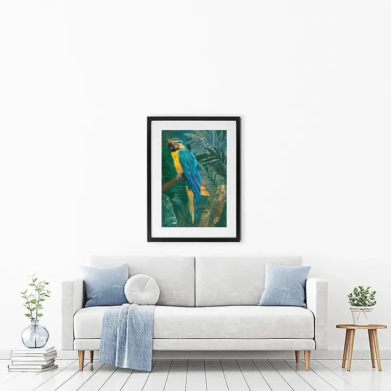Macaw Framed Art Print Macaw Framed Art Print wall art product Sarah Manovski