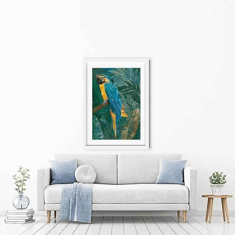 Macaw Framed Art Print Macaw Framed Art Print wall art product Sarah Manovski