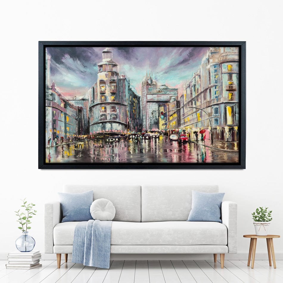 Madrid Gran Via Canvas Print wall art product Lana Tikhonova / Shutterstock