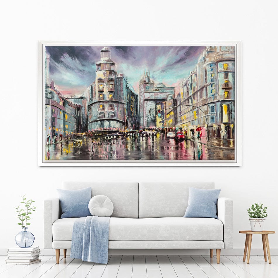 Madrid Gran Via Canvas Print wall art product Lana Tikhonova / Shutterstock