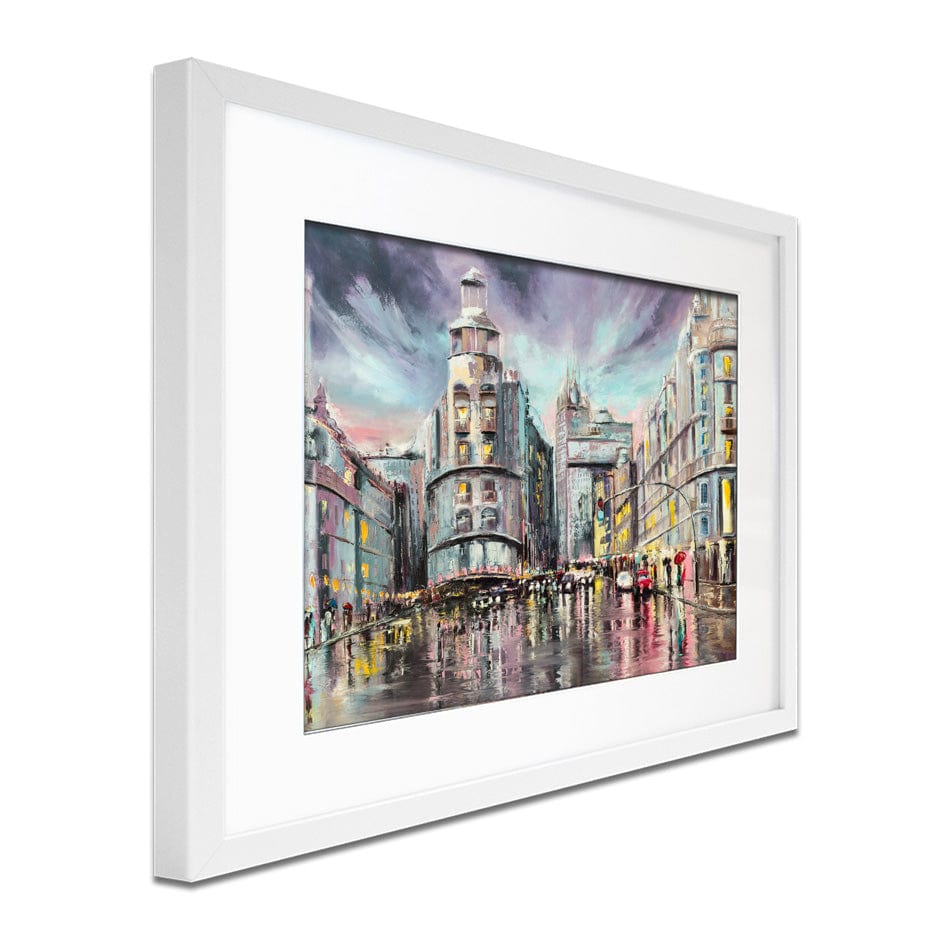 Madrid Gran Via Framed Art Print wall art product Lana Tikhonova / Shutterstock