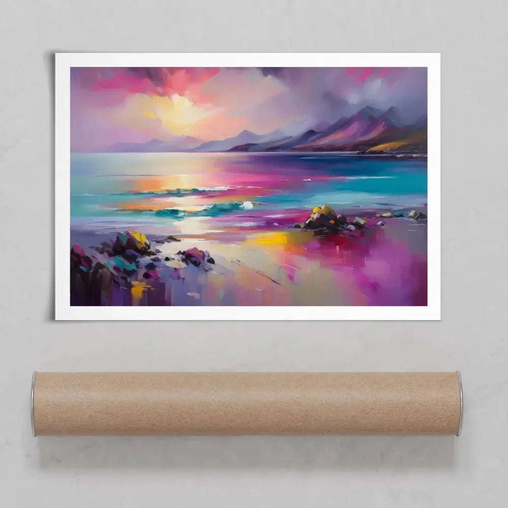 Magenta Skye Art Print Magenta Skye Art Print wall art product David Alexander Elder