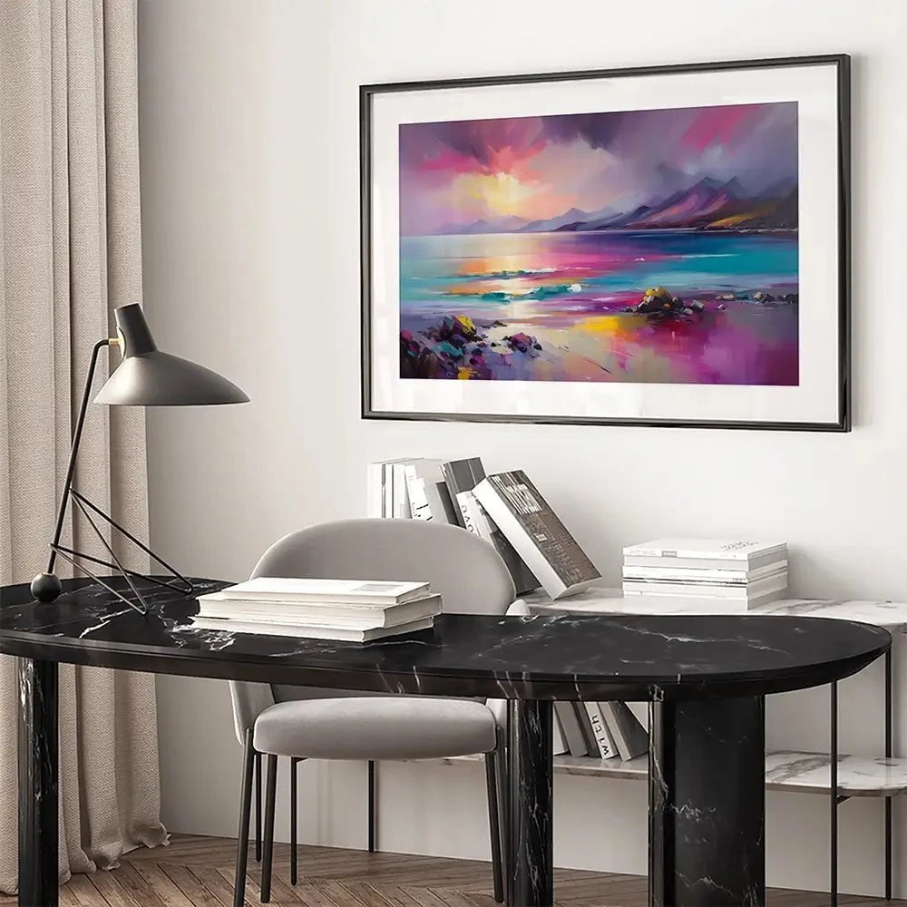 Magenta Skye Framed Art Print Magenta Skye Framed Art Print wall art product David Alexander Elder