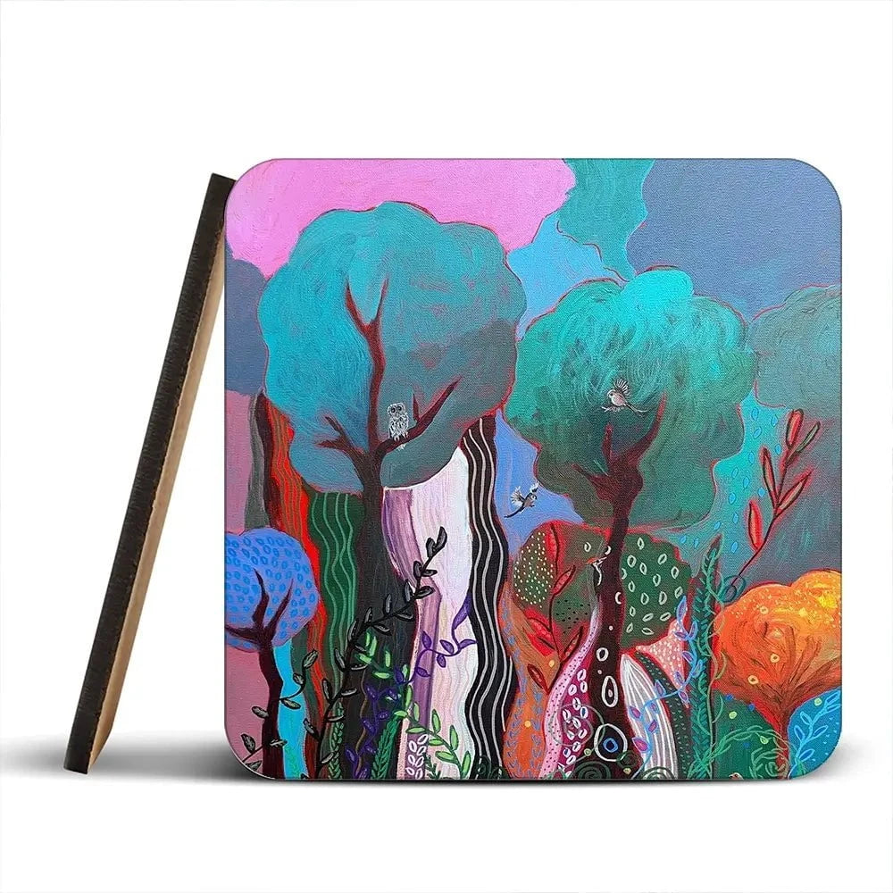 Magical Realms Coaster Set Magical Realms Coaster Set wall art product Laure Bury