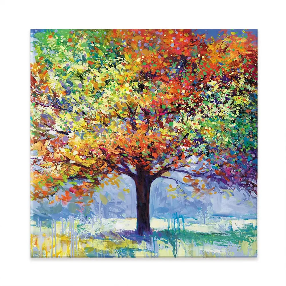 Magnificent Tree Square Canvas Print Magnificent Tree Square Canvas Print wall art product Leon Devenice
