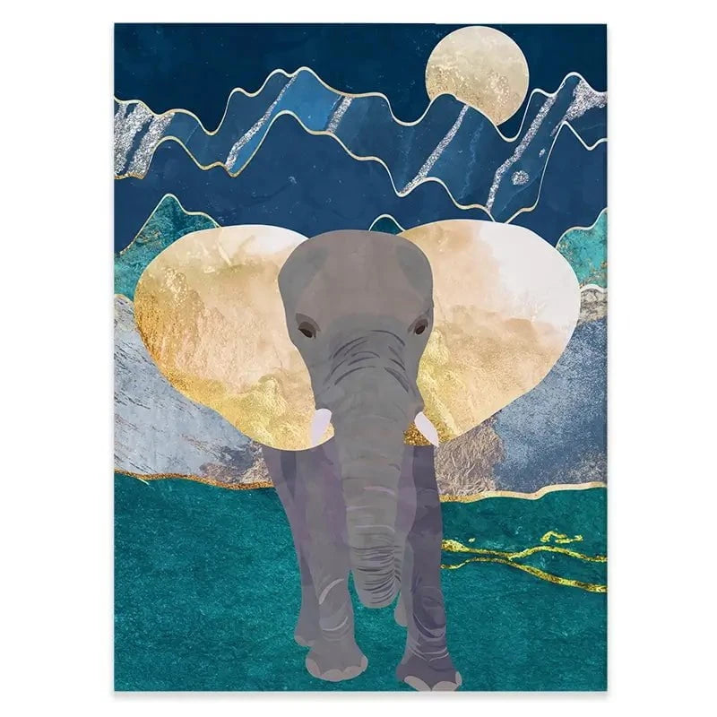 Majestic Elephant Canvas Print Majestic Elephant Canvas Print wall art product Sarah Manovski
