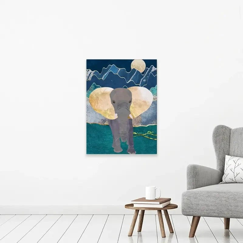 Majestic Elephant Canvas Print Majestic Elephant Canvas Print wall art product Sarah Manovski