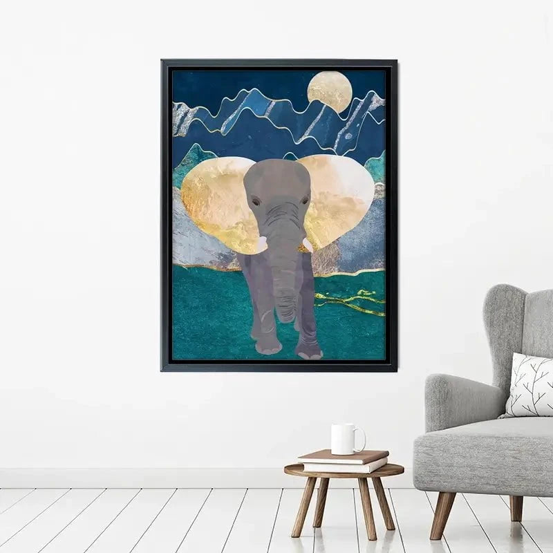 Majestic Elephant Canvas Print Majestic Elephant Canvas Print wall art product Sarah Manovski