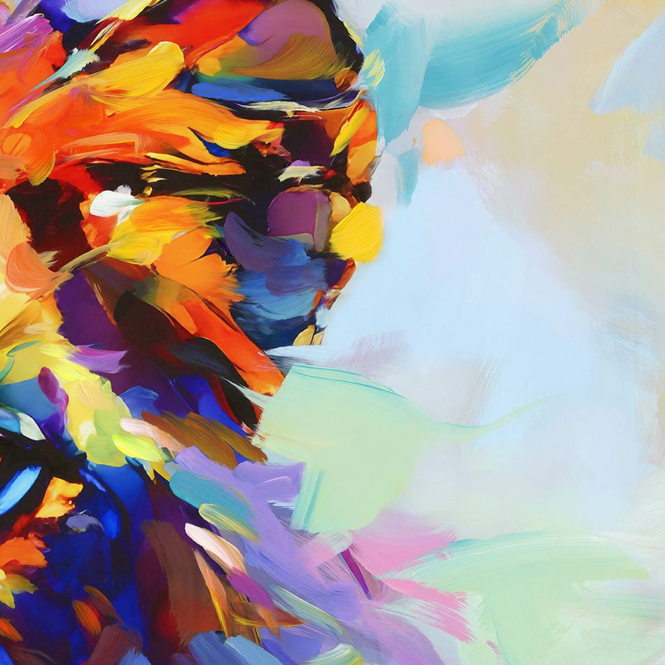 Majestic Lion 2 Art Print wall art product Leon Devenice