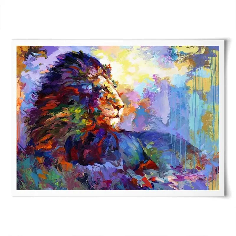 Majestic Lion Art Print Majestic Lion Art Print wall art product Leon Devenice