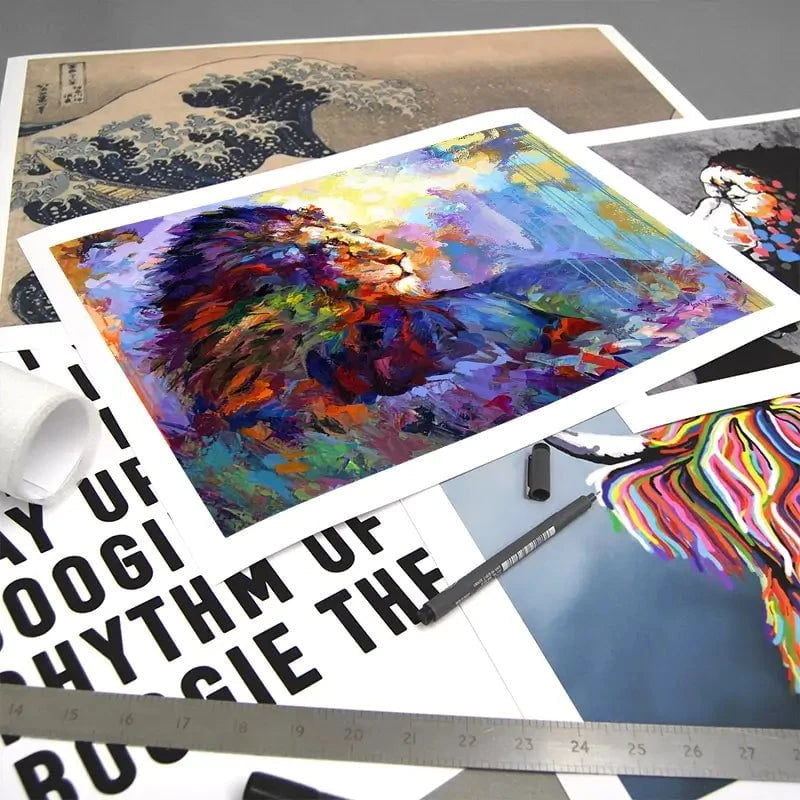 Majestic Lion Art Print Majestic Lion Art Print wall art product Leon Devenice