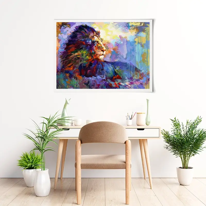 Majestic Lion Art Print Majestic Lion Art Print wall art product Leon Devenice