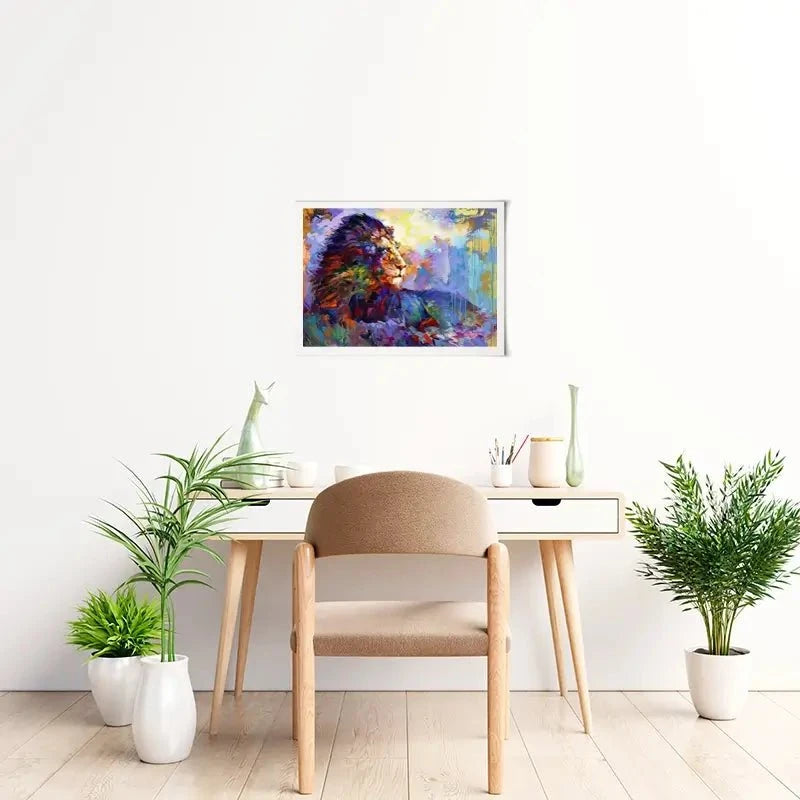 Majestic Lion Art Print Majestic Lion Art Print wall art product Leon Devenice
