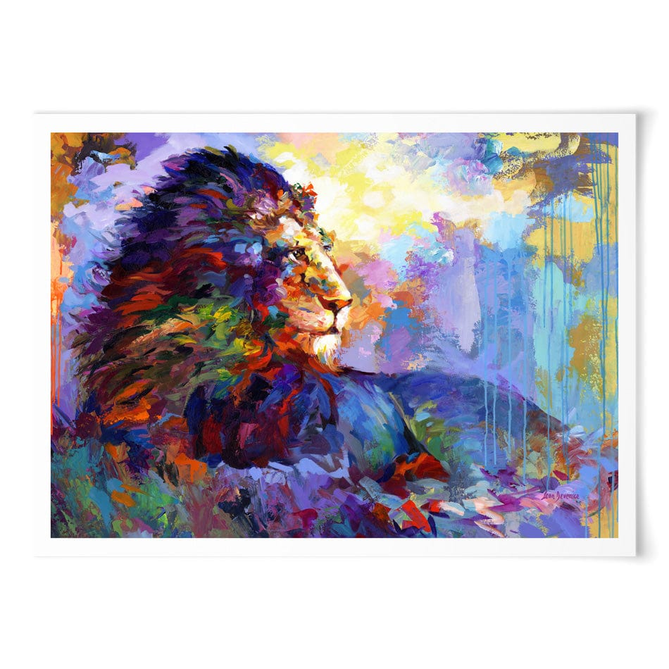 Majestic Lion Art Print wall art product / Shutterstock
