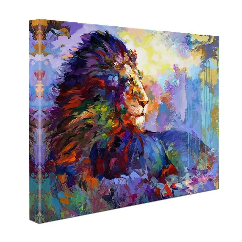 Majestic Lion Canvas Print Majestic Lion Canvas Print wall art product Leon Devenice