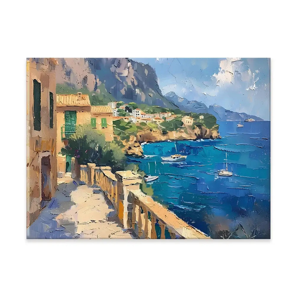 Mallorca Balcony View Canvas Print Mallorca Balcony View Canvas Print wall art product Elena Avanesova