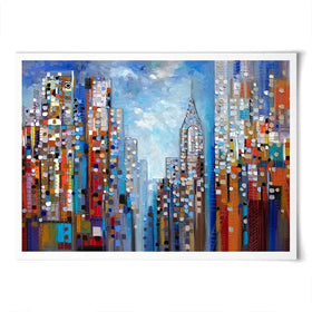 Manhattan Art Print Manhattan Art Print wall art product Ekaterina Ermilkina