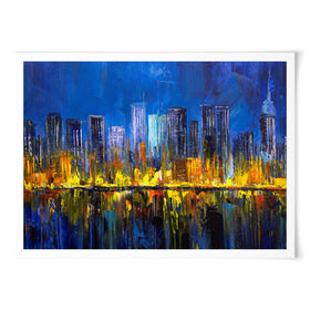 Manhattan Bay Art Print wall art product / Shutterstock