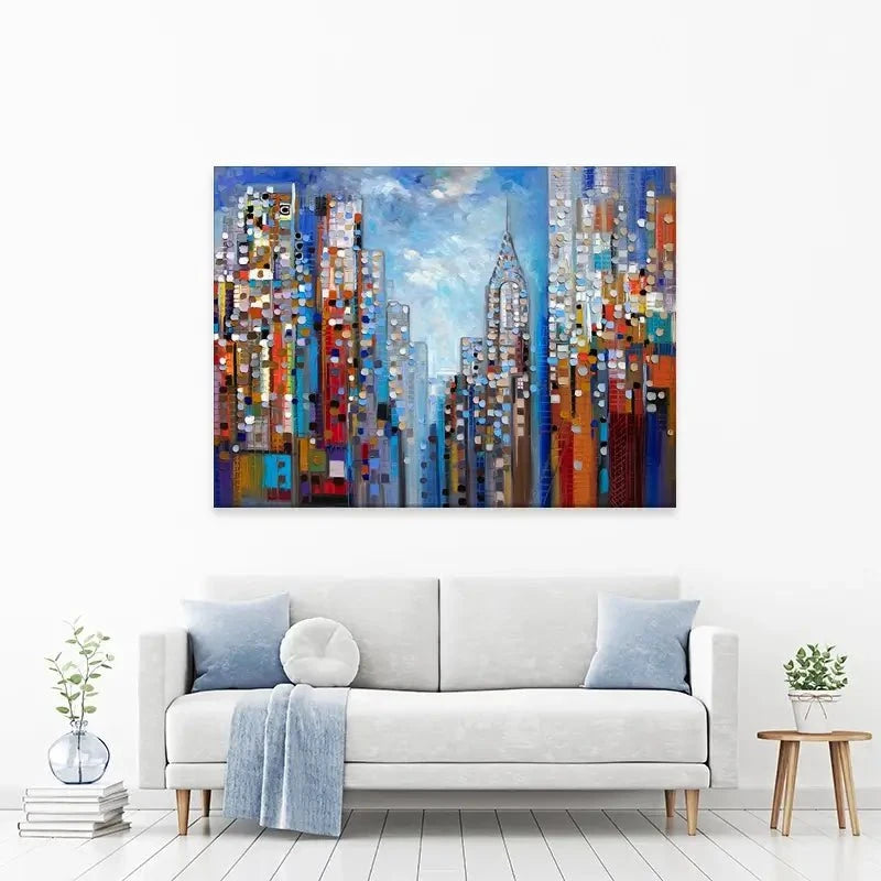 Manhattan Canvas Print Manhattan Canvas Print wall art product Ekaterina Ermilkina