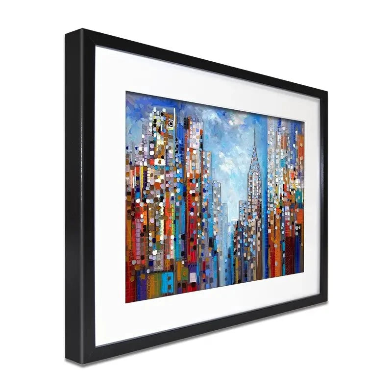 Manhattan Framed Art Print Manhattan Framed Art Print wall art product Ekaterina Ermilkina
