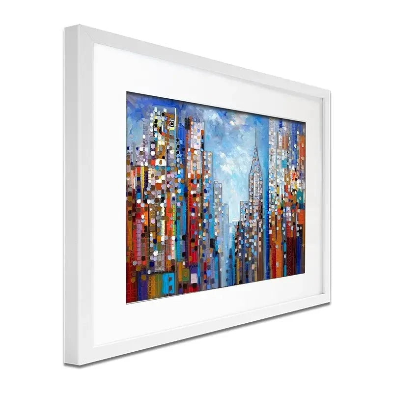 Manhattan Framed Art Print Manhattan Framed Art Print wall art product Ekaterina Ermilkina