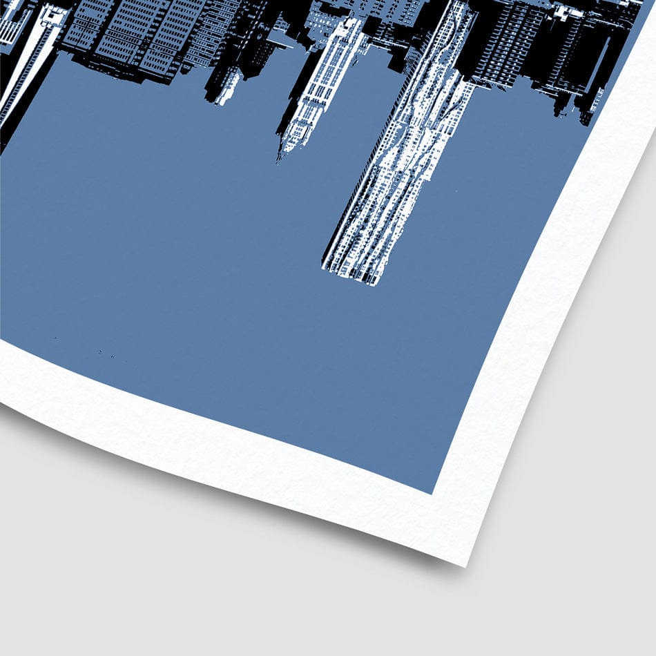 Manhattan Reflections Art Print wall art product / Shutterstock