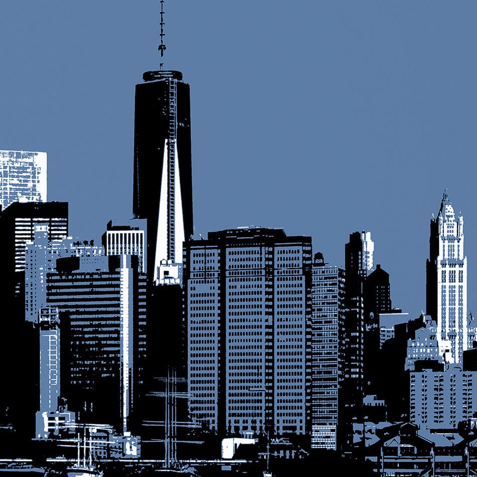 Manhattan Reflections Art Print wall art product / Shutterstock