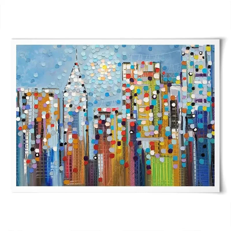 Manhattan Skyline Art Print Manhattan Skyline Art Print wall art product Ekaterina Ermilkina