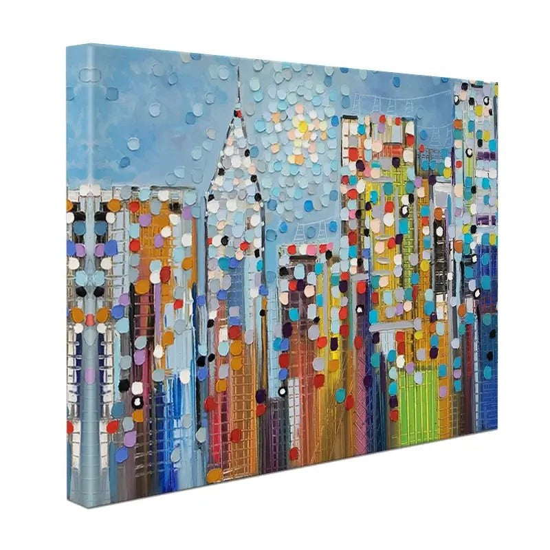 Manhattan Skyline Canvas Print Manhattan Skyline Canvas Print wall art product Ekaterina Ermilkina