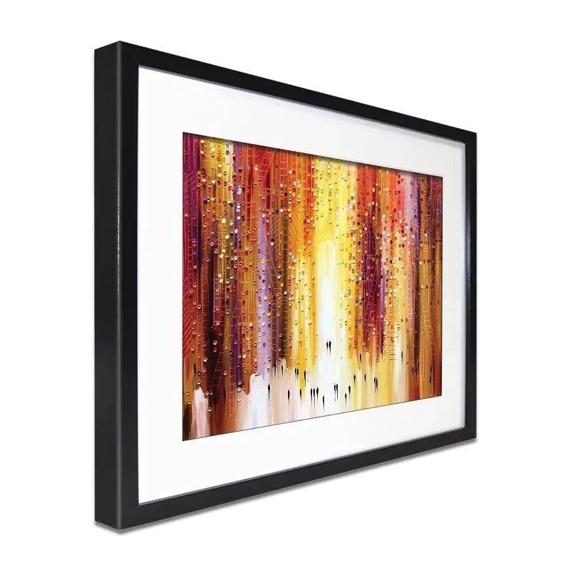 Manhattanhenge Framed Art Print Manhattanhenge Framed Art Print wall art product Ekaterina Ermilkina