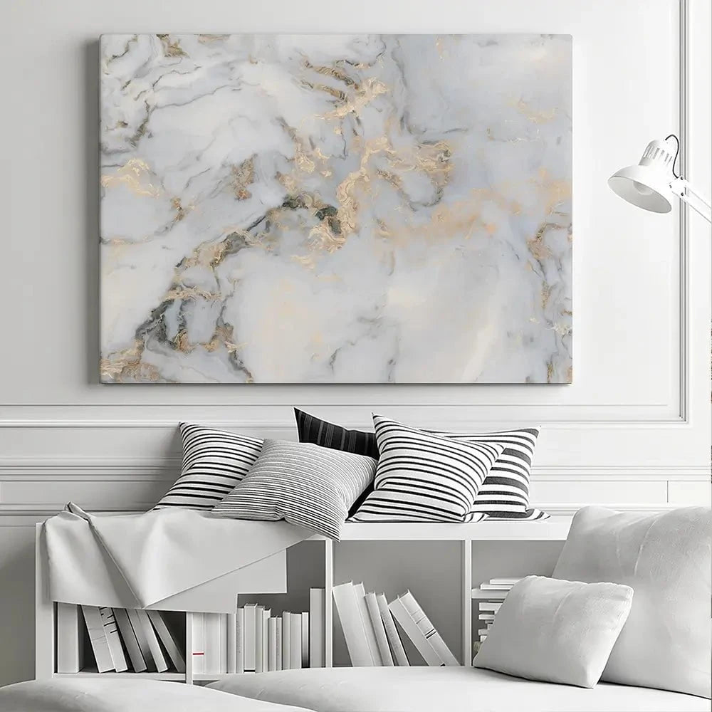 Marble Effect Canvas Print Marble Effect Canvas Print wall art product aregfly / Shutterstock