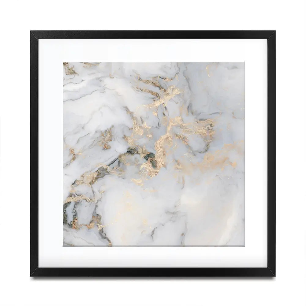 Marble Effect Square Framed Art Print Marble Effect Square Framed Art Print wall art product Art Print Shop