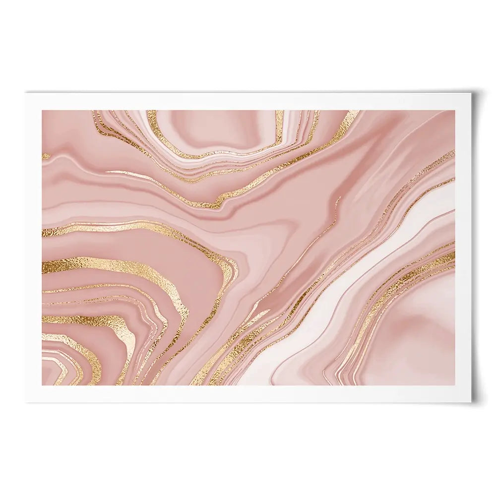 Marbled Rose Art Print Marbled Rose Art Print wall art product NikaMooni / Shutterstock