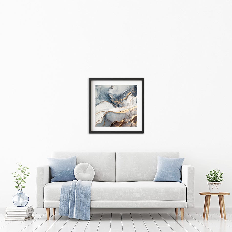 Marbled Square Framed Art Print wall art product coldsun777 / Shutterstock