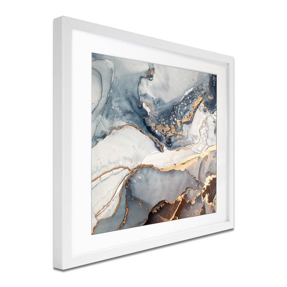 Marbled Square Framed Art Print wall art product coldsun777 / Shutterstock