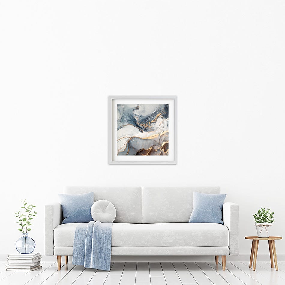 Marbled Square Framed Art Print wall art product coldsun777 / Shutterstock