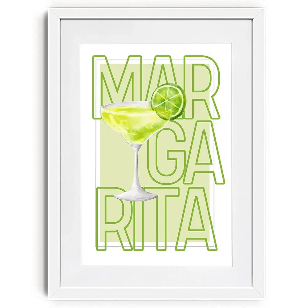 Margarita Framed Art Print Margarita Framed Art Print wall art product Art Print Shop