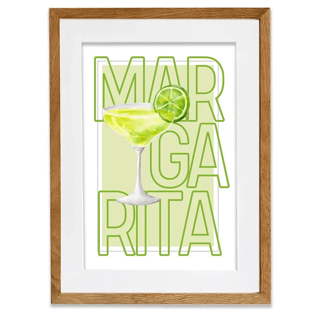 Margarita Framed Art Print Margarita Framed Art Print wall art product Art Print Shop