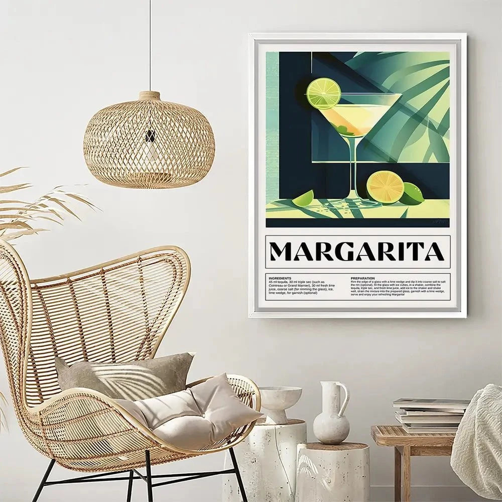 Margarita Recipe Canvas Print Margarita Recipe Canvas Print wall art product Art Print Shop
