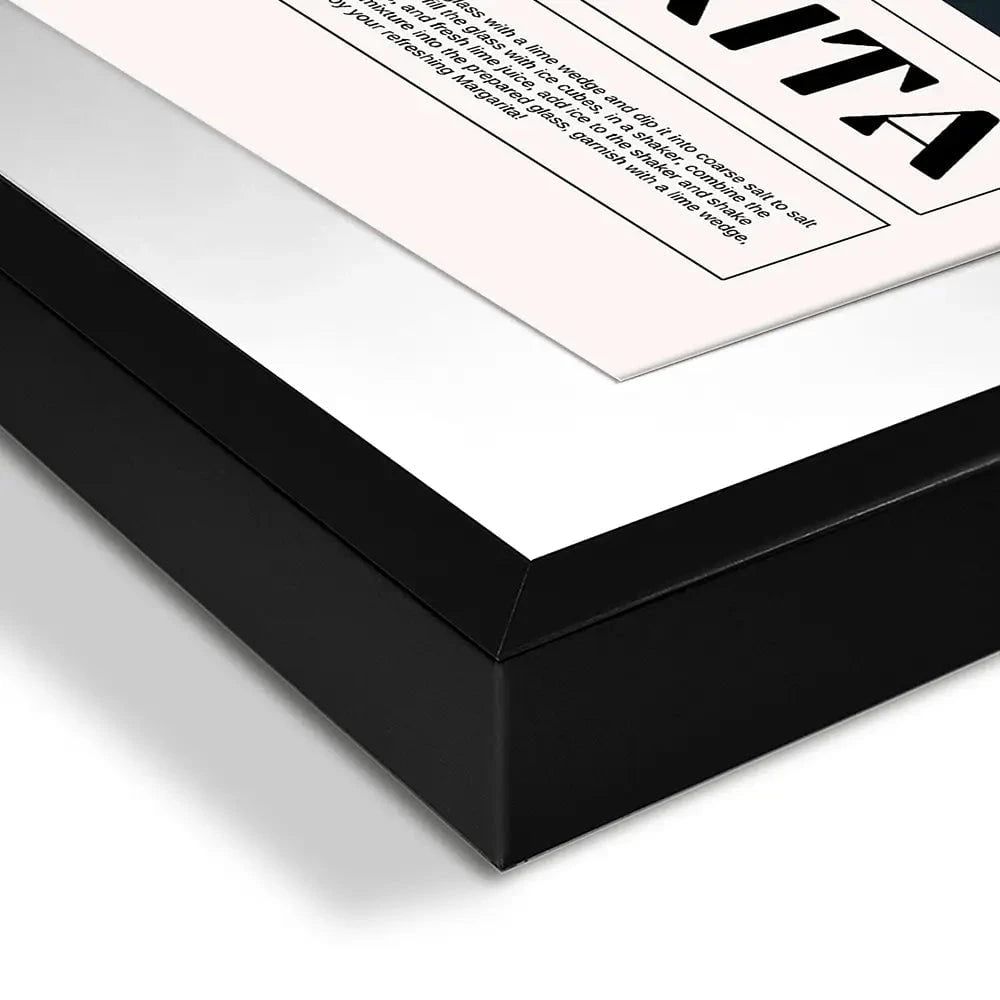 Margarita Recipe Framed Art Print Margarita Recipe Framed Art Print wall art product Art Print Shop