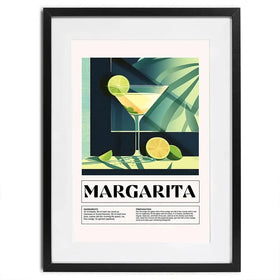 Margarita Recipe Framed Art Print Margarita Recipe Framed Art Print wall art product Art Print Shop