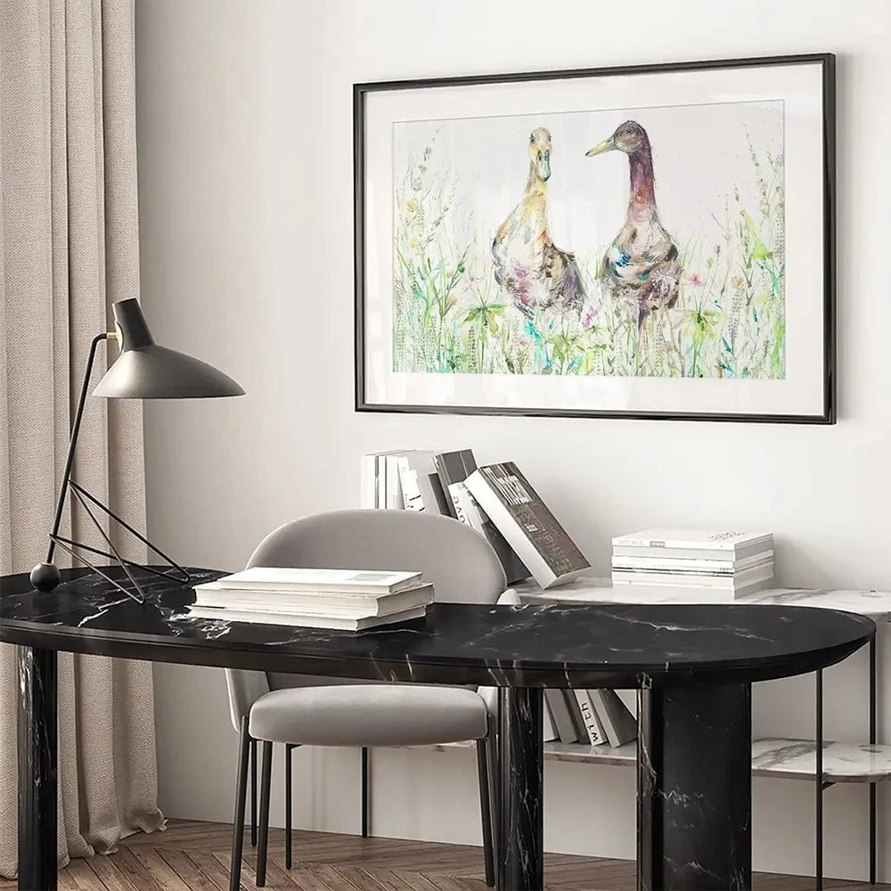 Margo And Jerry Framed Art Print Margo And Jerry Framed Art Print wall art product Nicola Jane Rowles