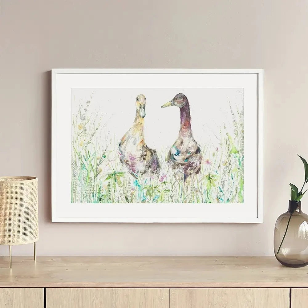 Margo And Jerry Framed Art Print Margo And Jerry Framed Art Print wall art product Nicola Jane Rowles