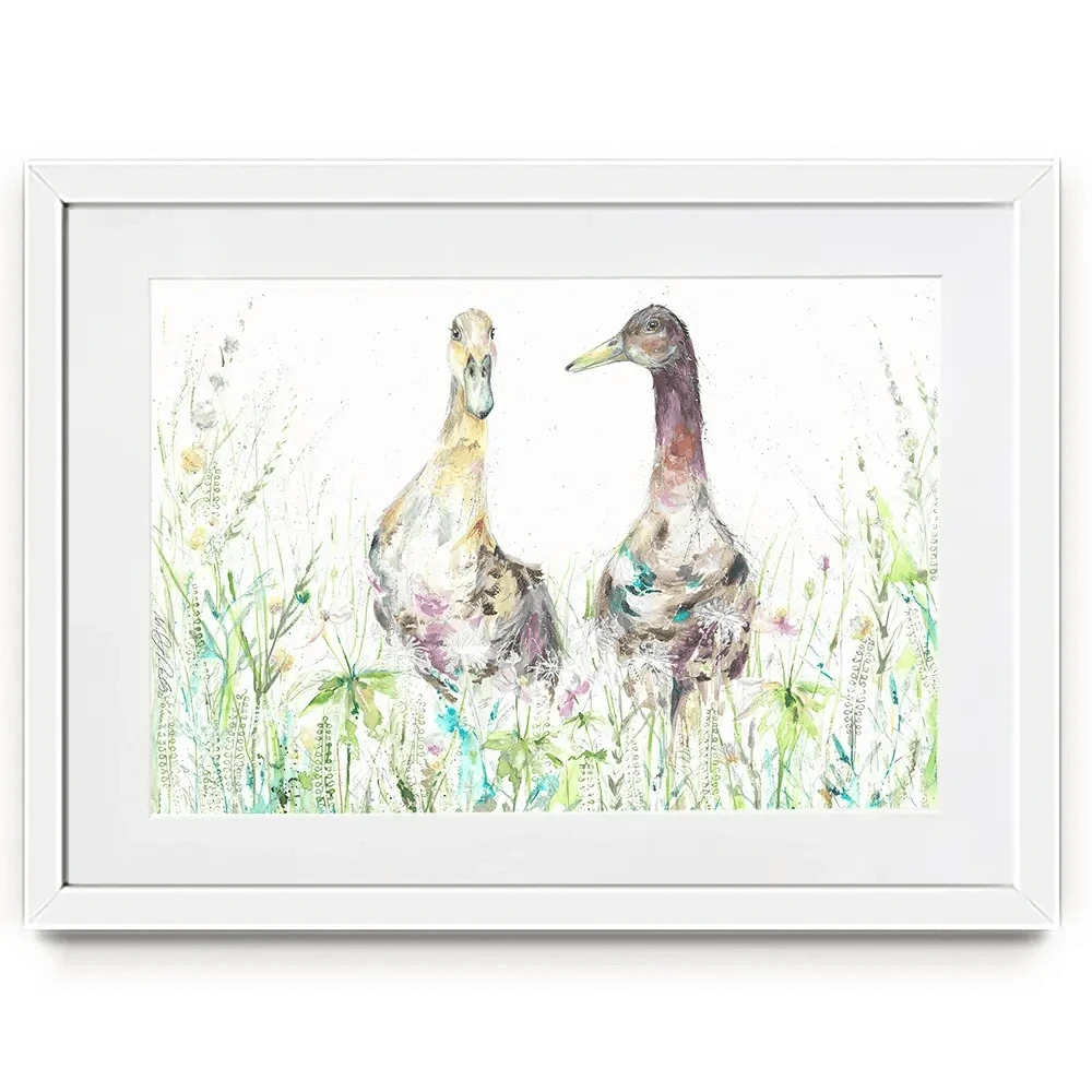 Margo And Jerry Framed Art Print Margo And Jerry Framed Art Print wall art product Nicola Jane Rowles