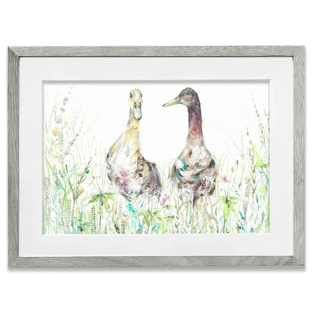 Margo And Jerry Framed Art Print Margo And Jerry Framed Art Print wall art product Nicola Jane Rowles