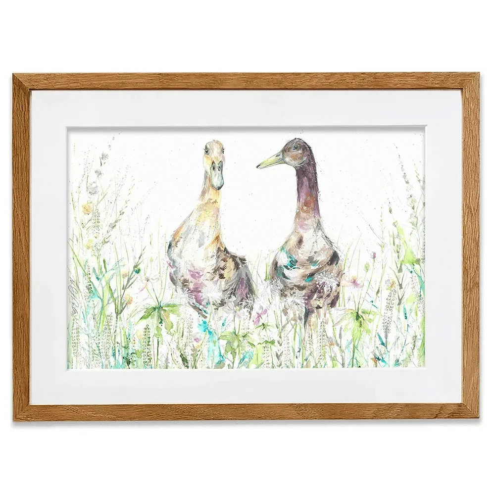 Margo And Jerry Framed Art Print Margo And Jerry Framed Art Print wall art product Nicola Jane Rowles