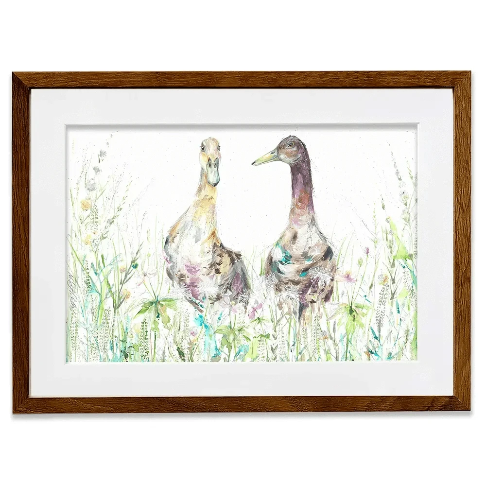 Margo And Jerry Framed Art Print Margo And Jerry Framed Art Print wall art product Nicola Jane Rowles