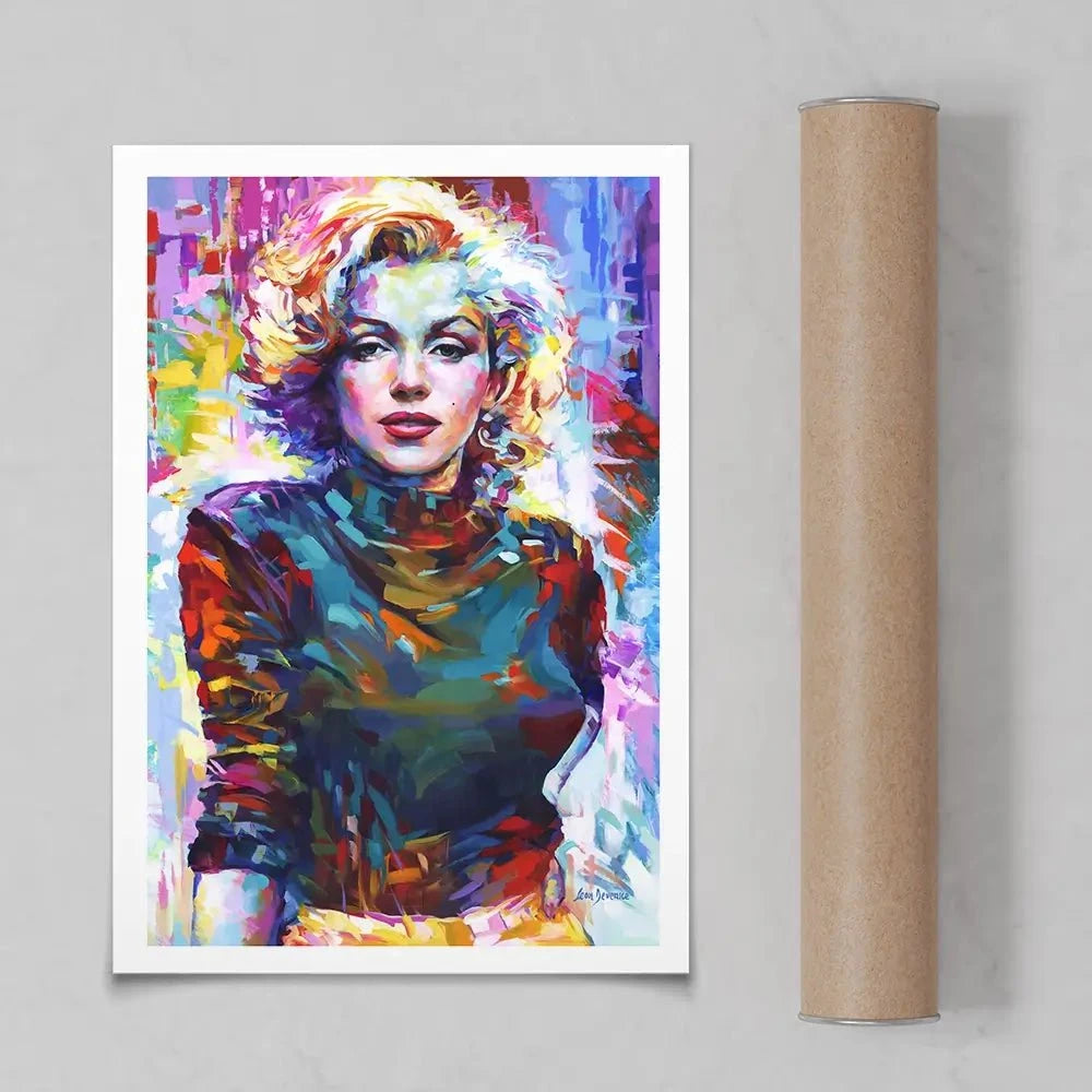 Marilyn Monroe Art Print Marilyn Monroe Art Print wall art product Leon Devenice