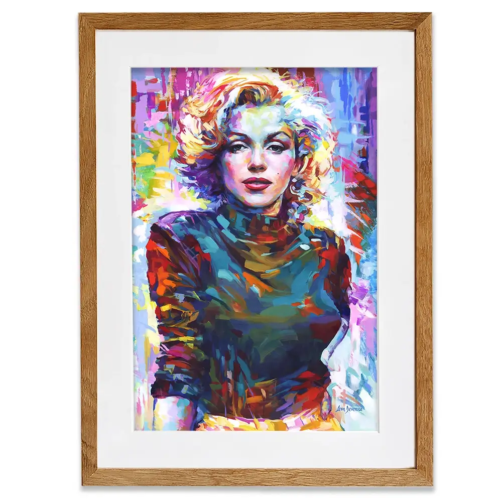 Marilyn Monroe Framed Art Print Marilyn Monroe Framed Art Print wall art product Leon Devenice
